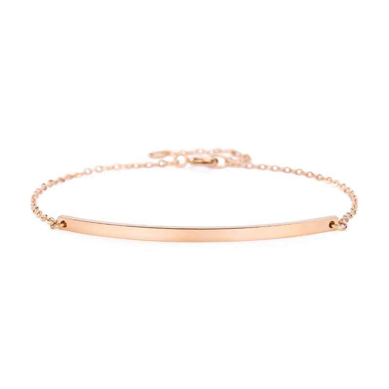 Dainty Stainless Steel Personalized Blank Bracelet