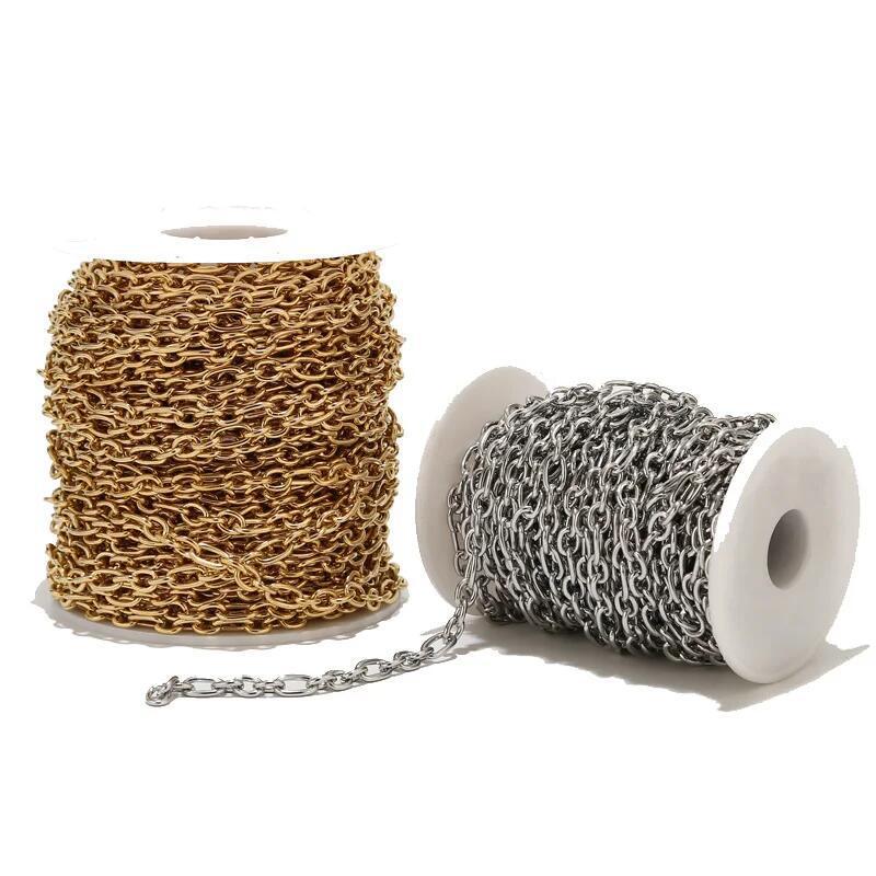 6.5mm Stainless Steel Cable Chain - By the Meter