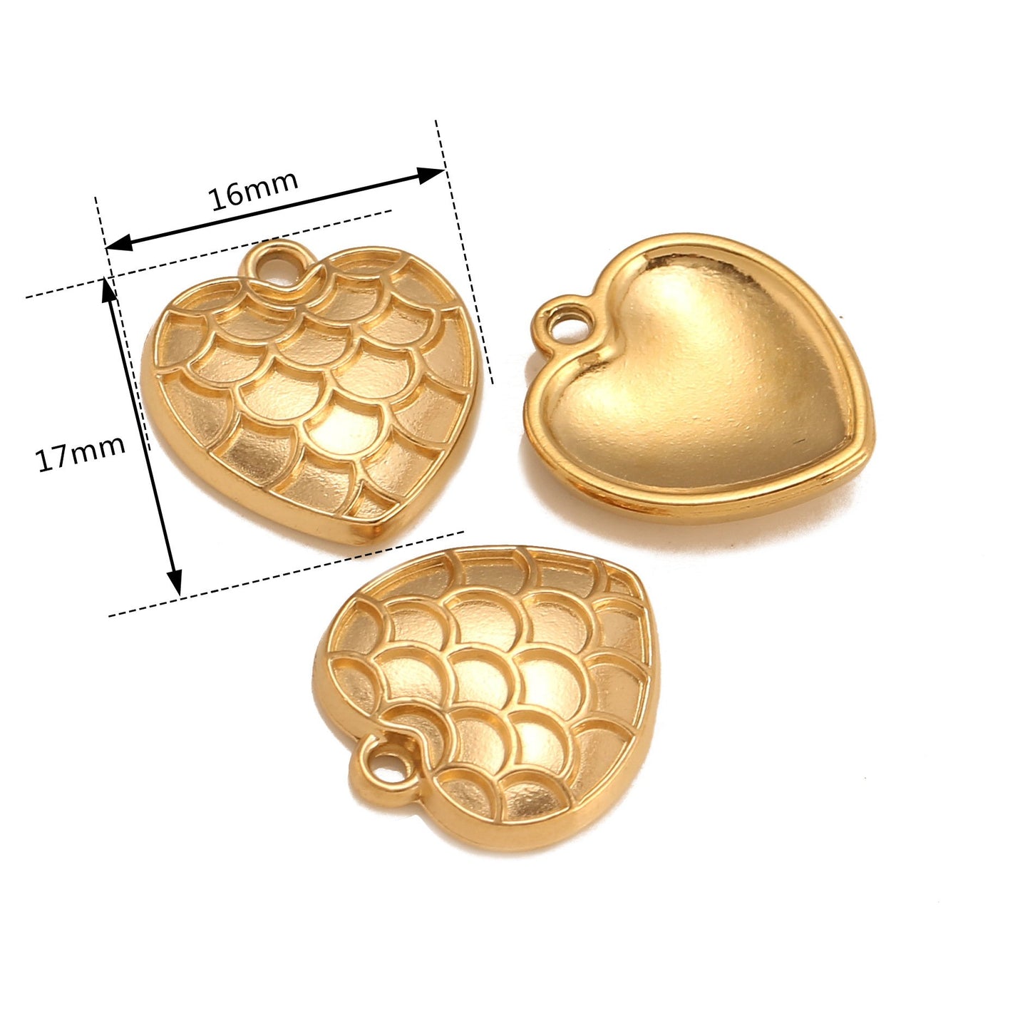 Pendentif en forme d'échelle en acier inoxydable