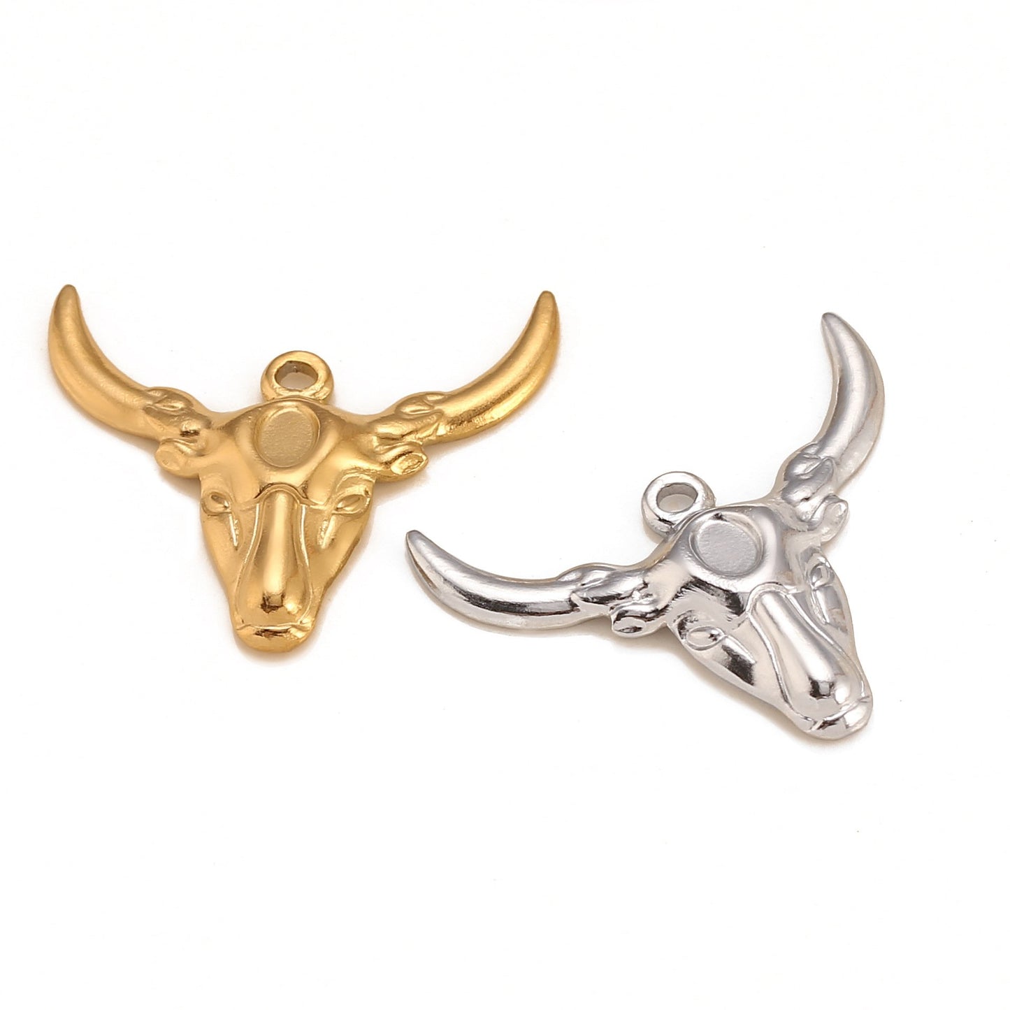 Bull Head Stainless Steel Pendant