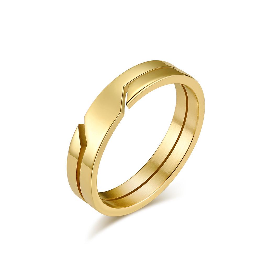 Minimalist Stainless Steel Blank Ring