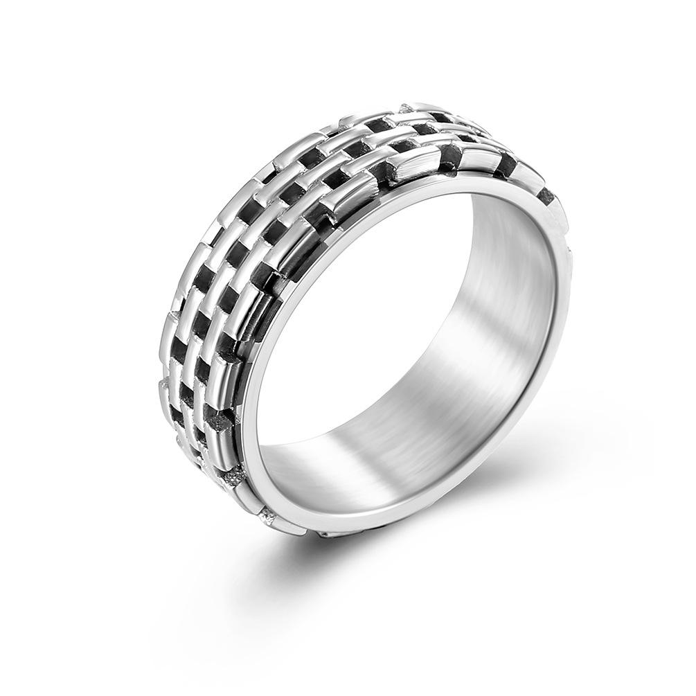 Hollow Fence Stainless Steel Spinner Ring