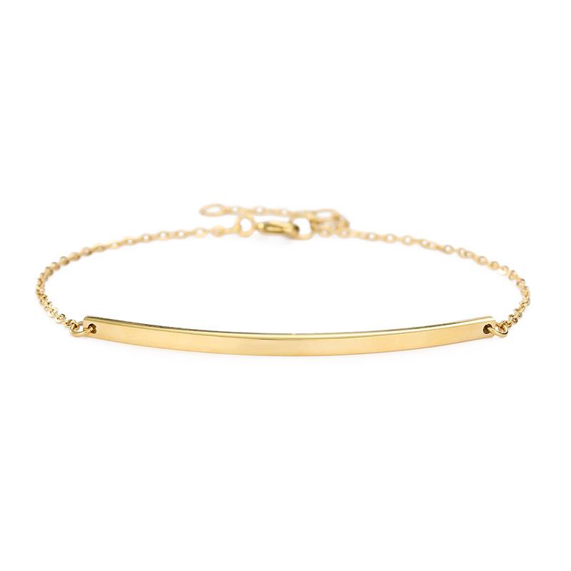 Dainty Stainless Steel Personalized Blank Bracelet