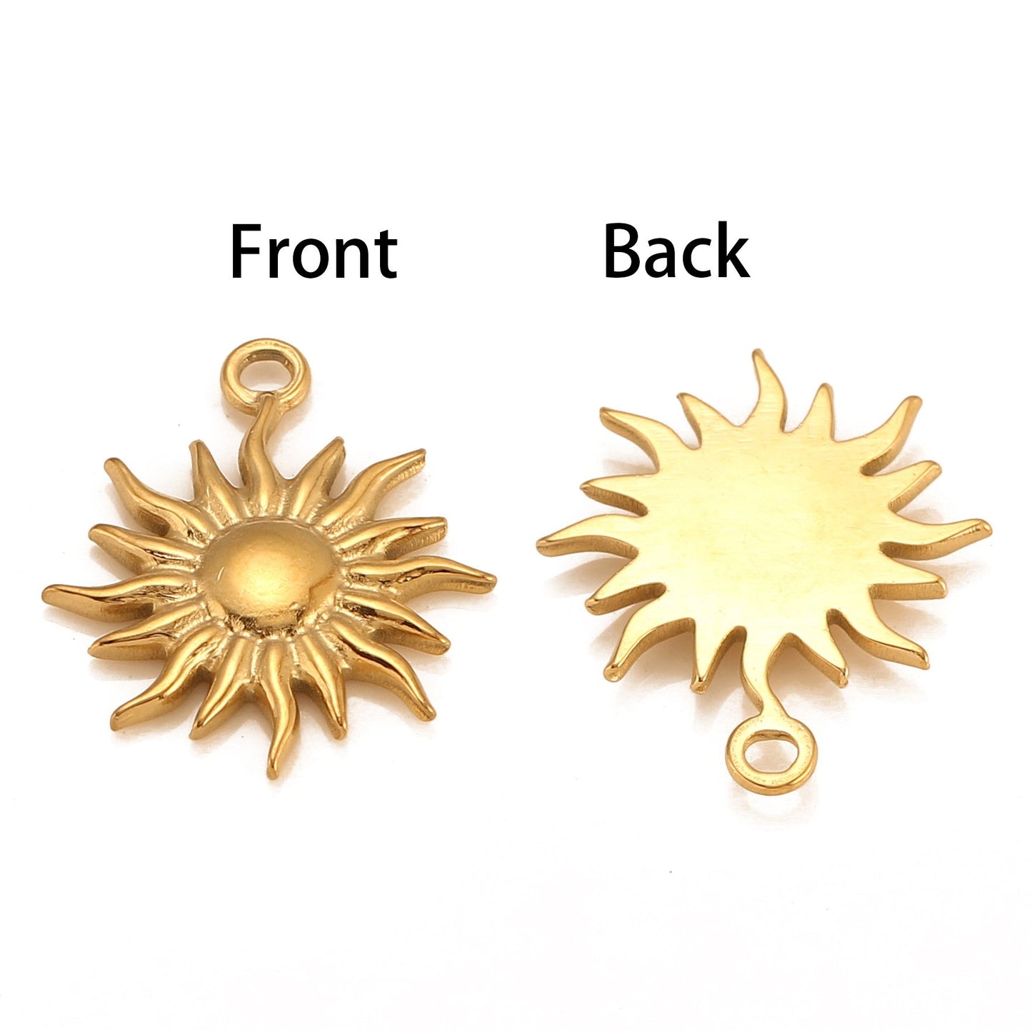 Stainless Steel DIY Sun Pendant