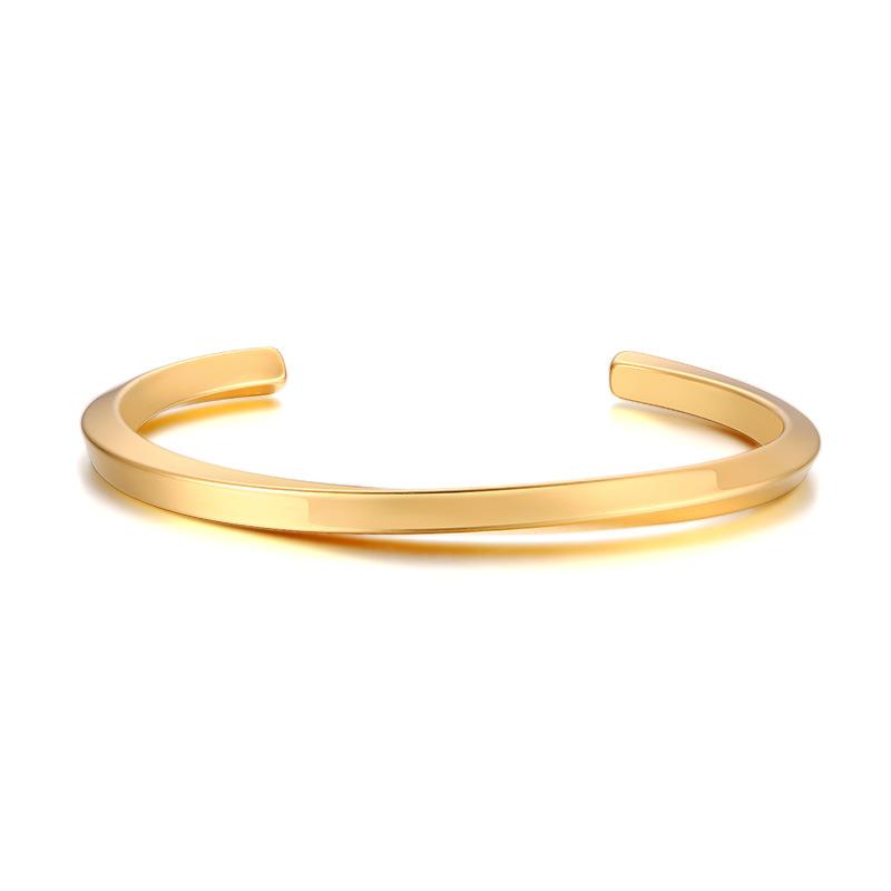 Stainless Steel Spiral Twisted Cuff Stamping Blanks Bracelet