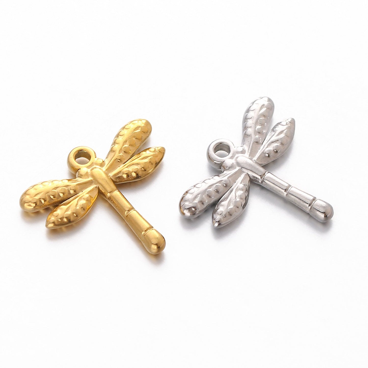 Stainless Steel Dragonfly Pendant
