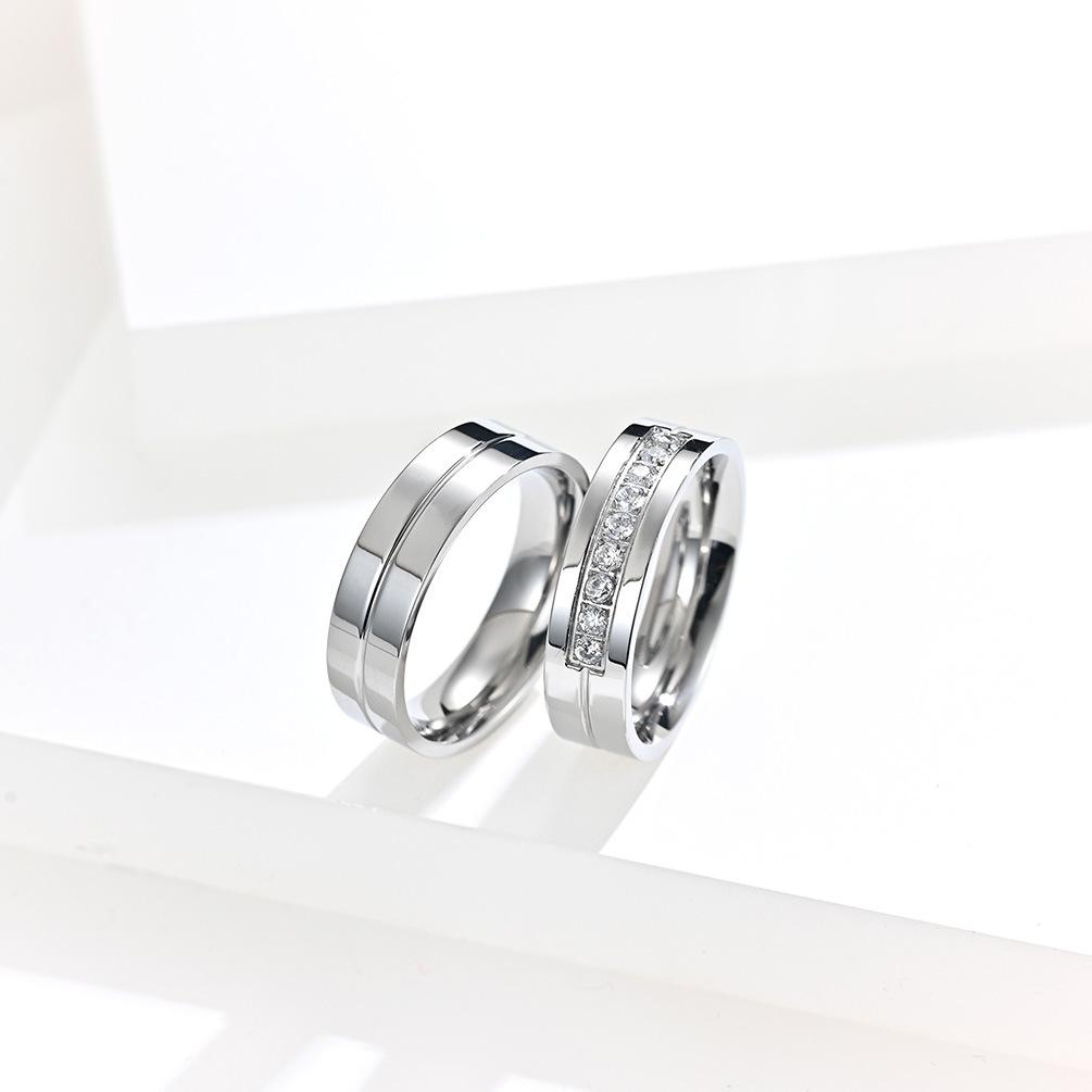 Polished Centerline Fluted Stainless Steel Blank Ring