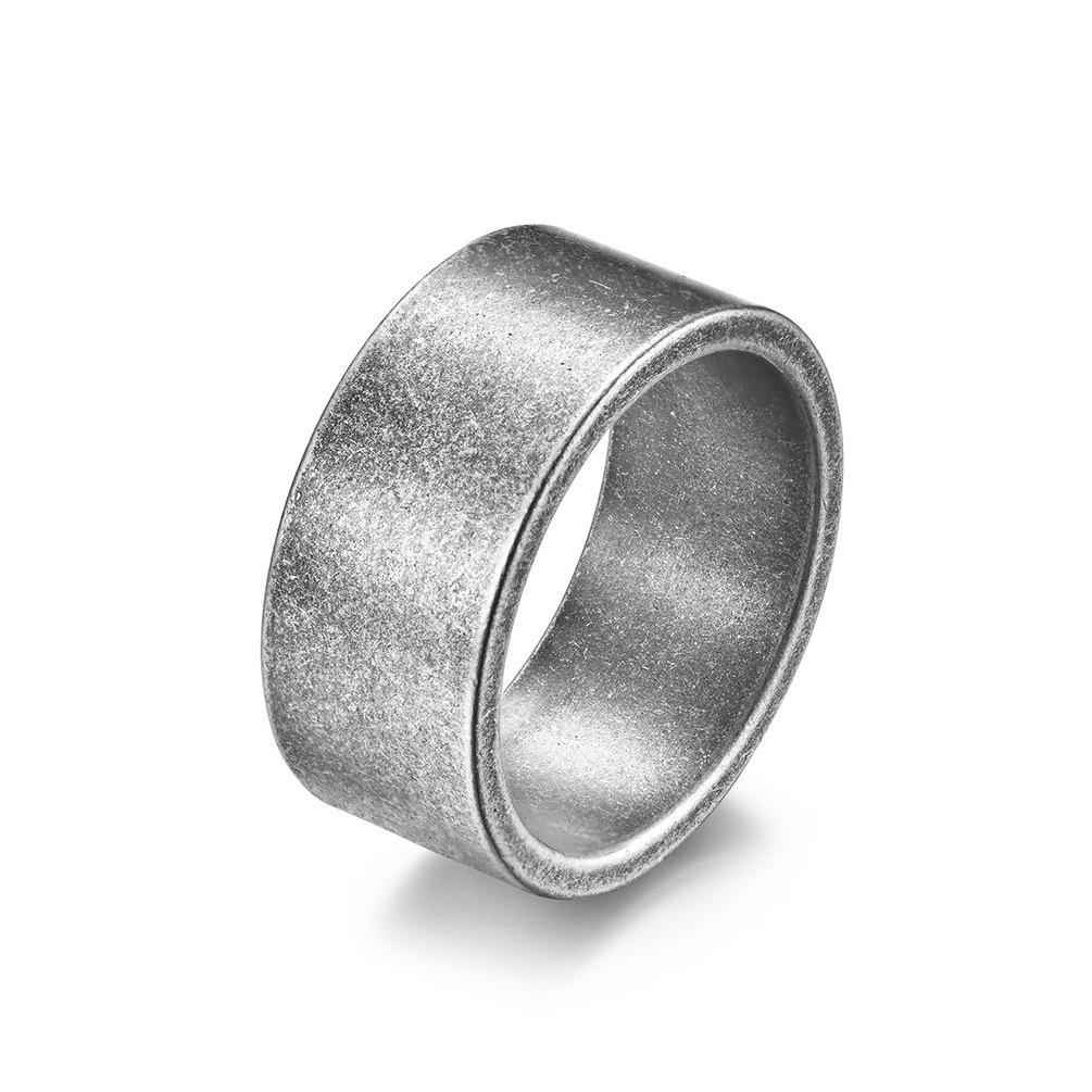 Chain Bracelet Matte Stainless Steel Blank Ring