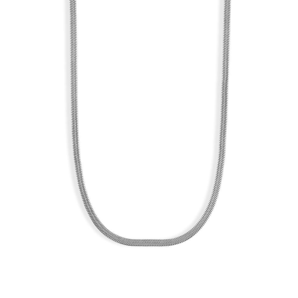 Stainless Steel Flat Snake Chain