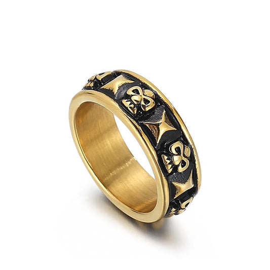 Stainless Steel Punk Skull Ring