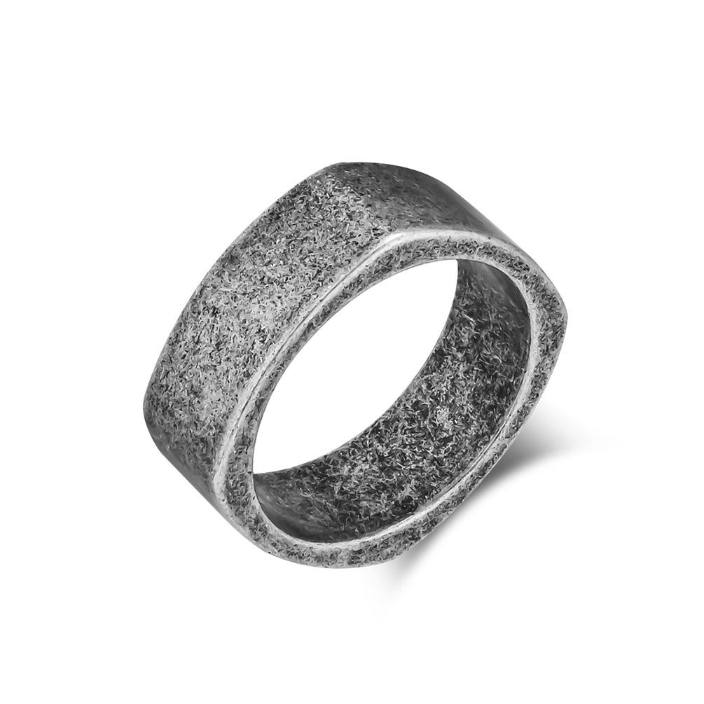Square Stainless Steel Blank Ring