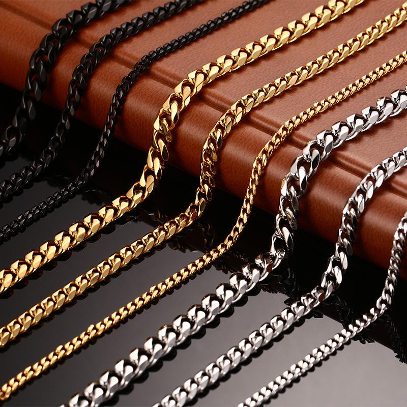 Stainless Steel Men's Hip Hop Cuban Chain