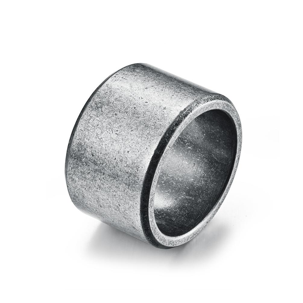 15mm Width Gold PVD Polished Stainless Steel Blank Ring