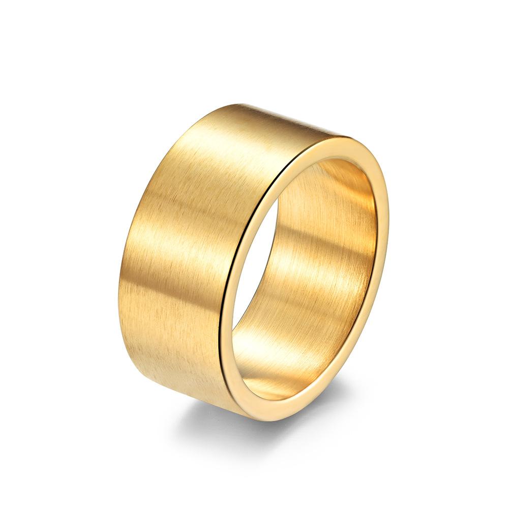 Chain Bracelet Matte Stainless Steel Blank Ring
