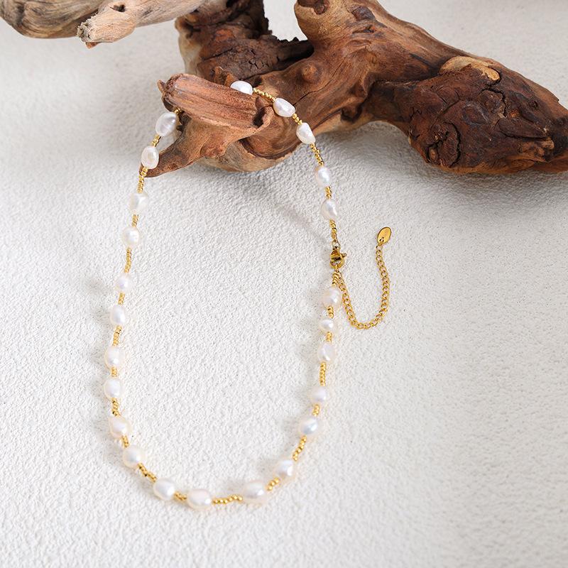 Separated Freshwater Pearl Necklace
