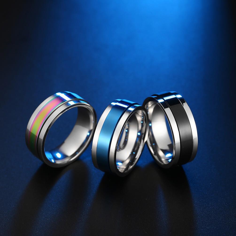 Polished Stainless Steel Spinner Ring
