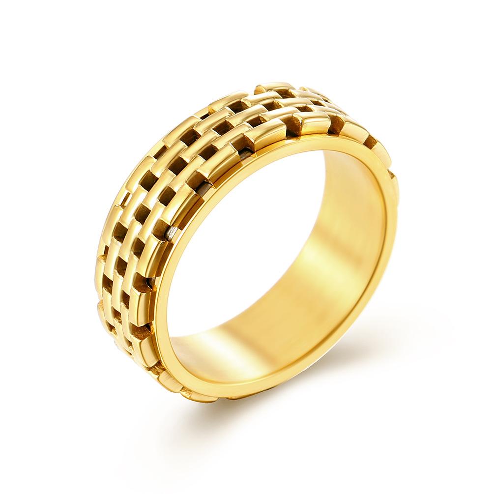 Hollow Fence Stainless Steel Spinner Ring