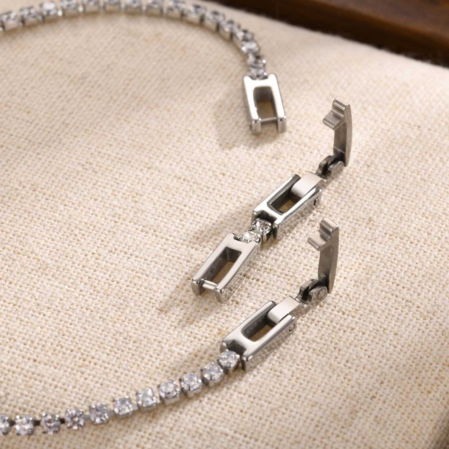 Stainless Steel Blank Tennis Bracelet