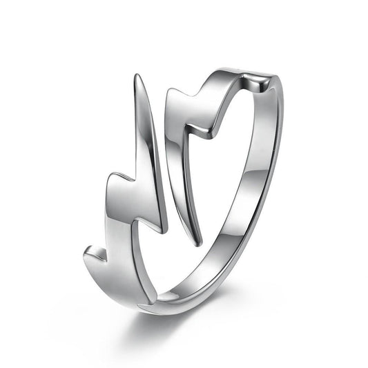 Hollow Open Stainless Steel Blank Ring
