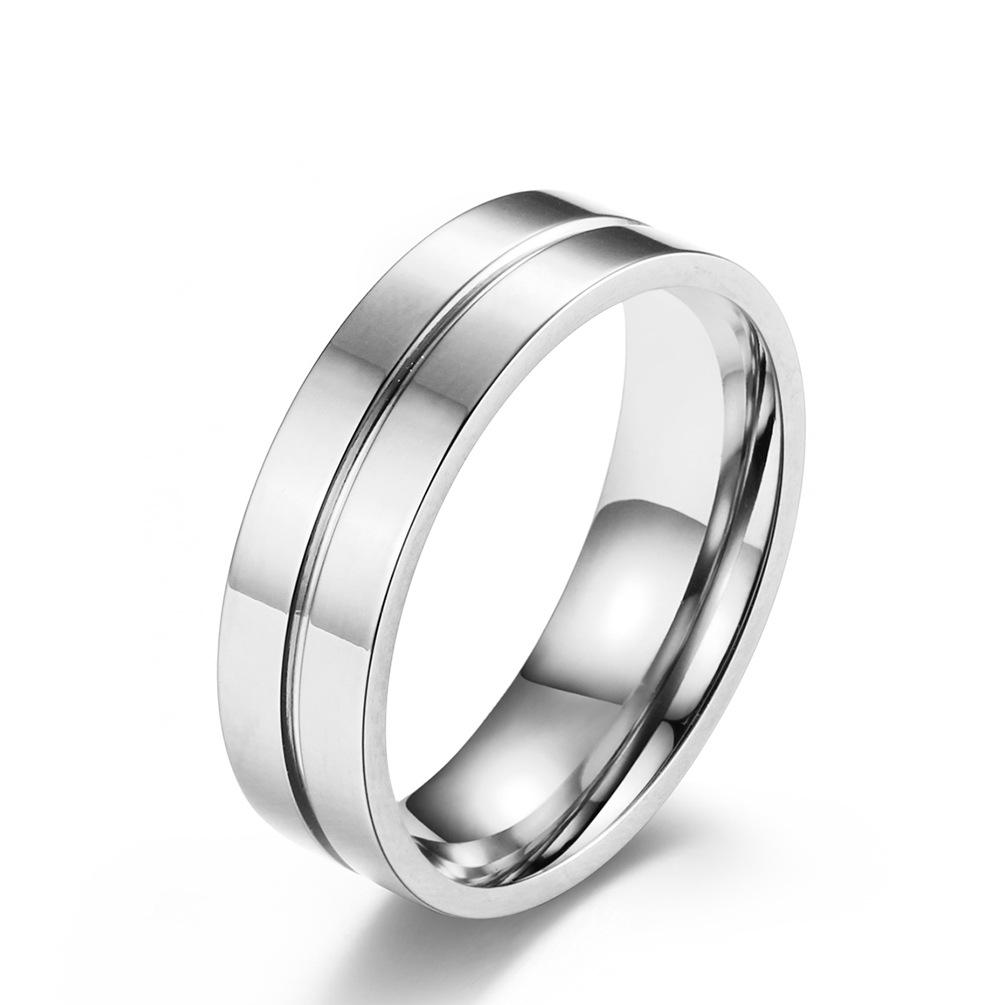 Polished Centerline Fluted Stainless Steel Blank Ring