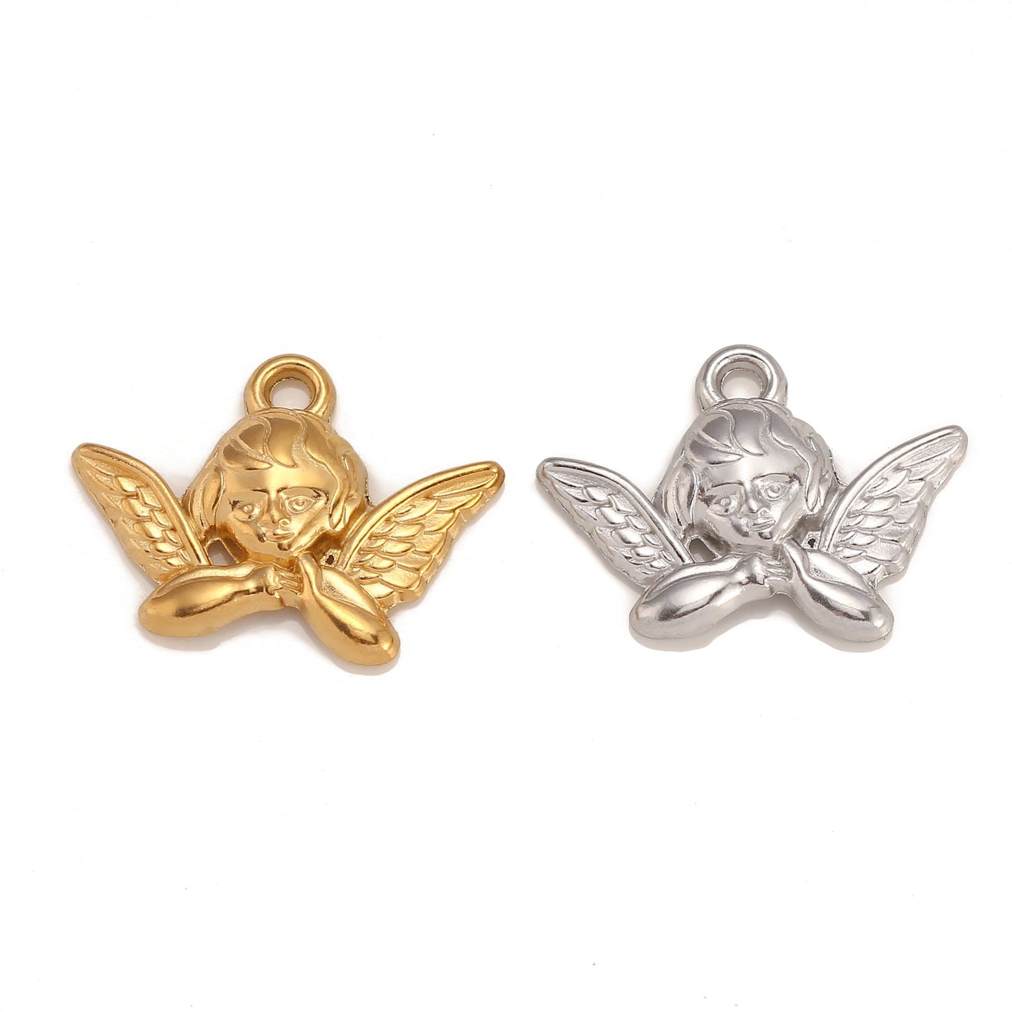Pendentif Ange en Acier Inoxydable