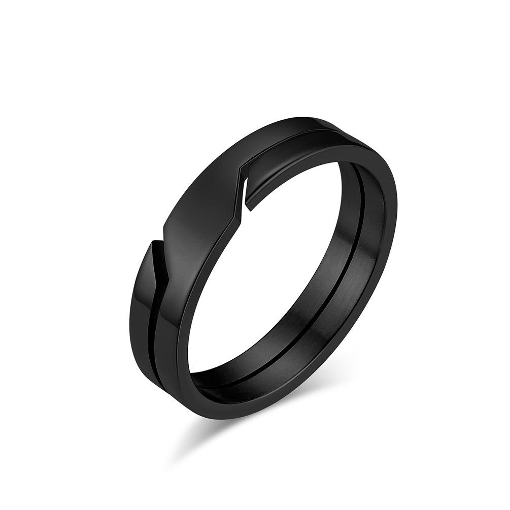 Minimalist Stainless Steel Blank Ring