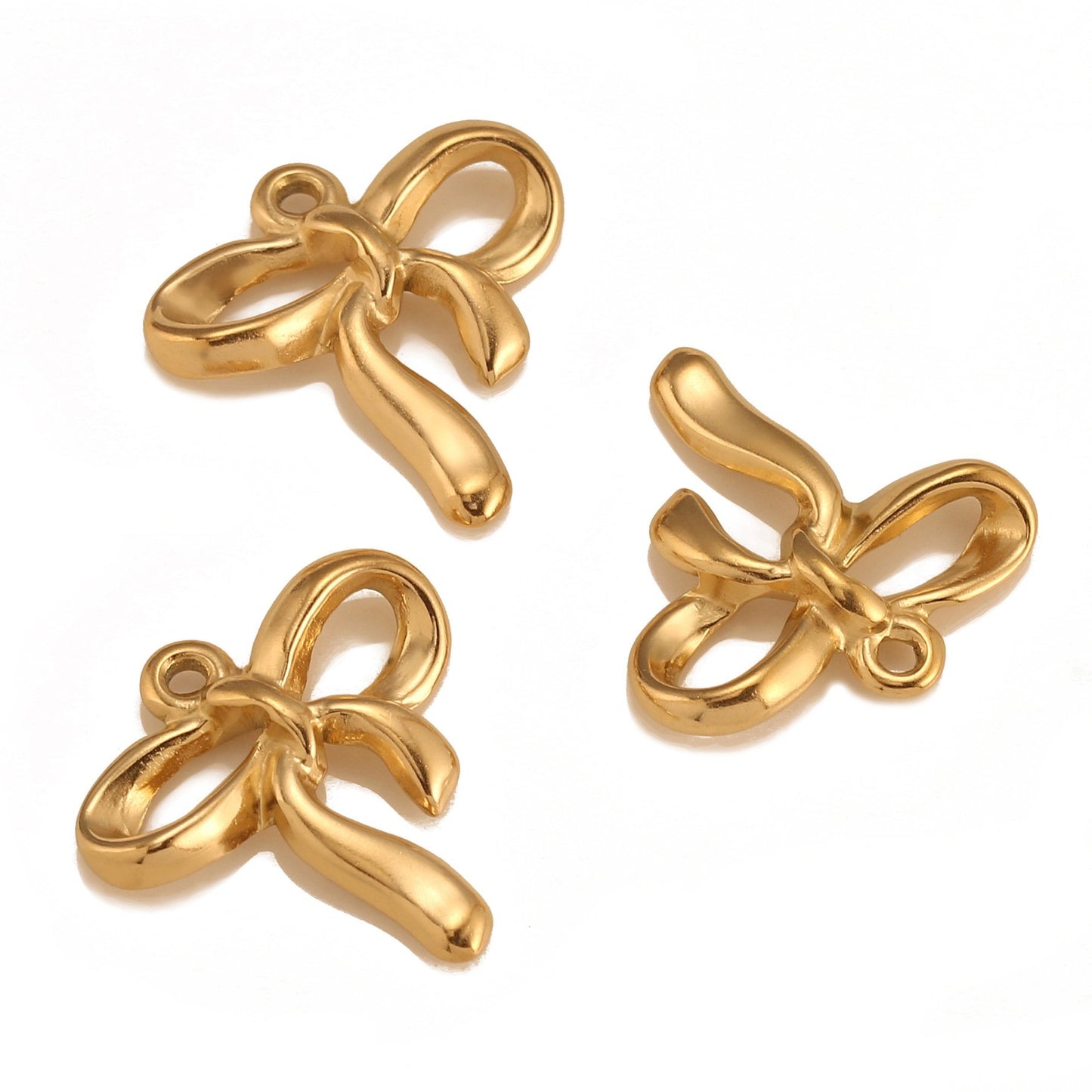Bow Stainless Steel Pendant