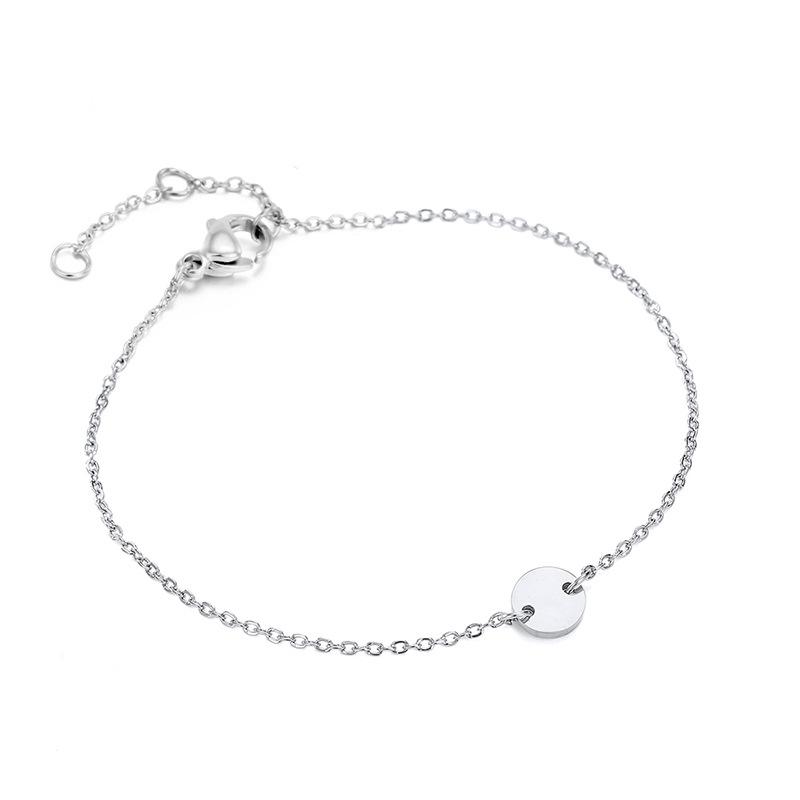 Bracelet à breloques rondes miniatures de 6 mm