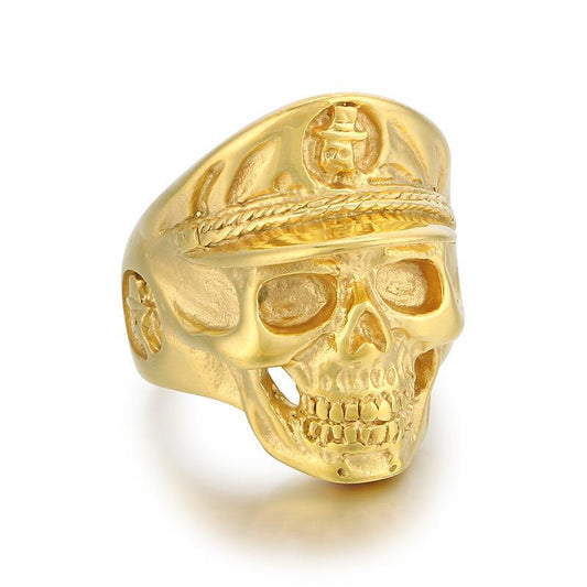 Stainless Steel Legion Skull Ring