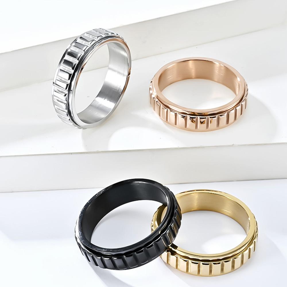 Lattice Stainless Steel Spinner Ring