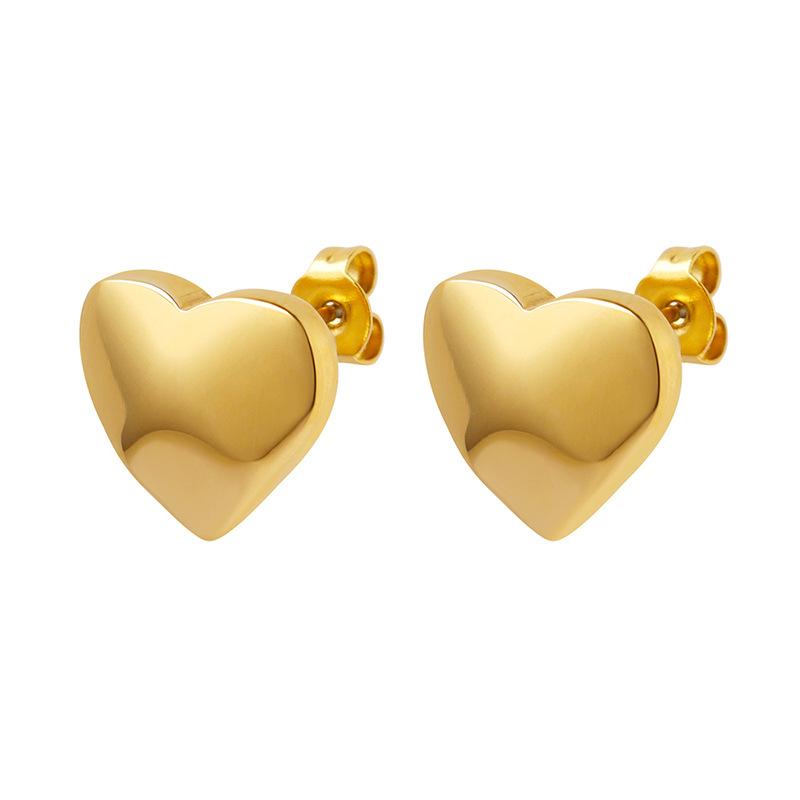 Cute Mini Heart Stud Earrings