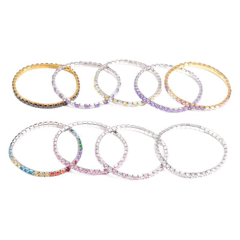 Rhinestone Tennis Bracelets