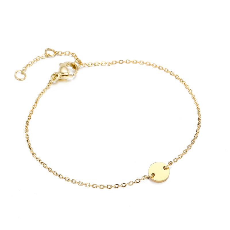 Bracelet à breloques rondes miniatures de 6 mm