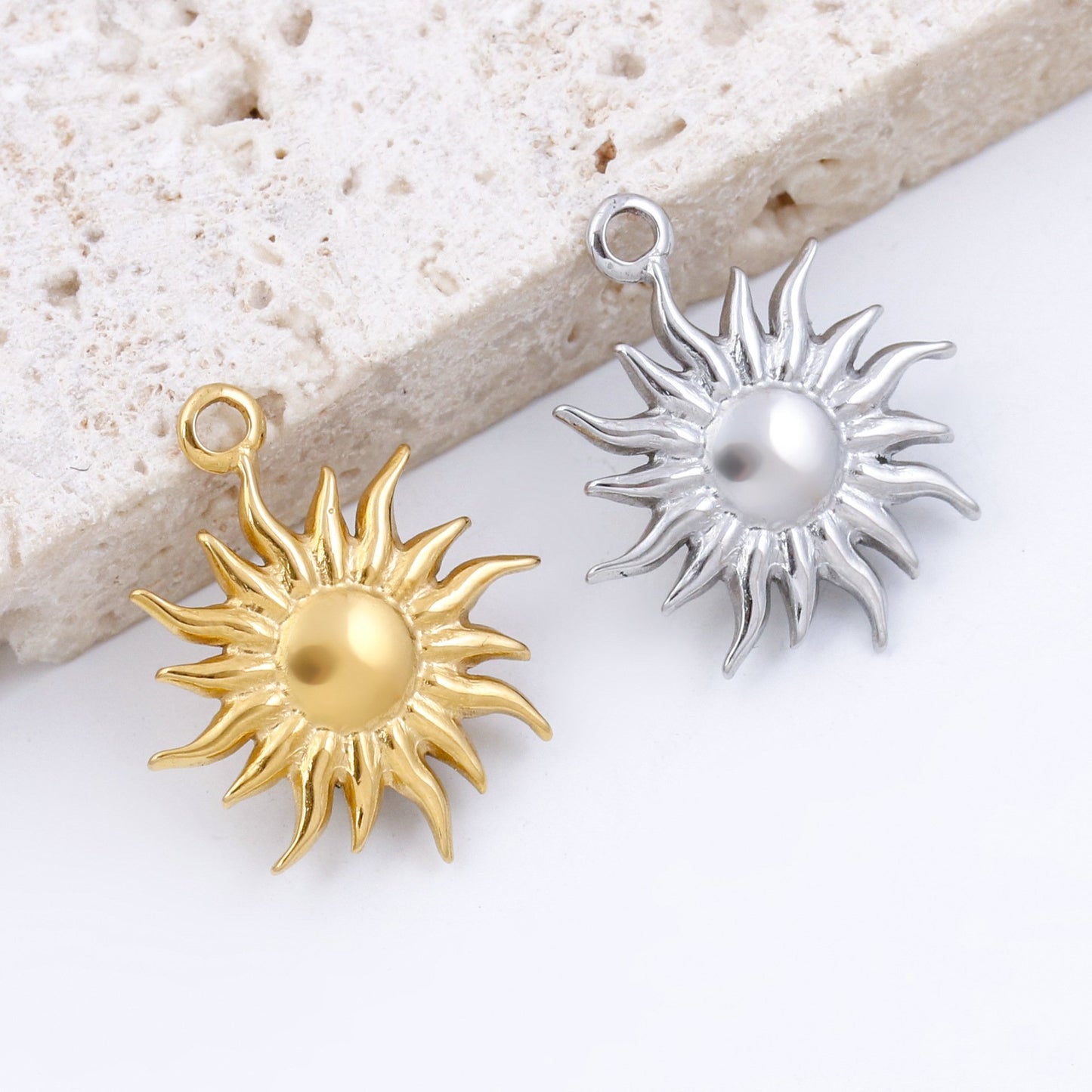 Stainless Steel DIY Sun Pendant