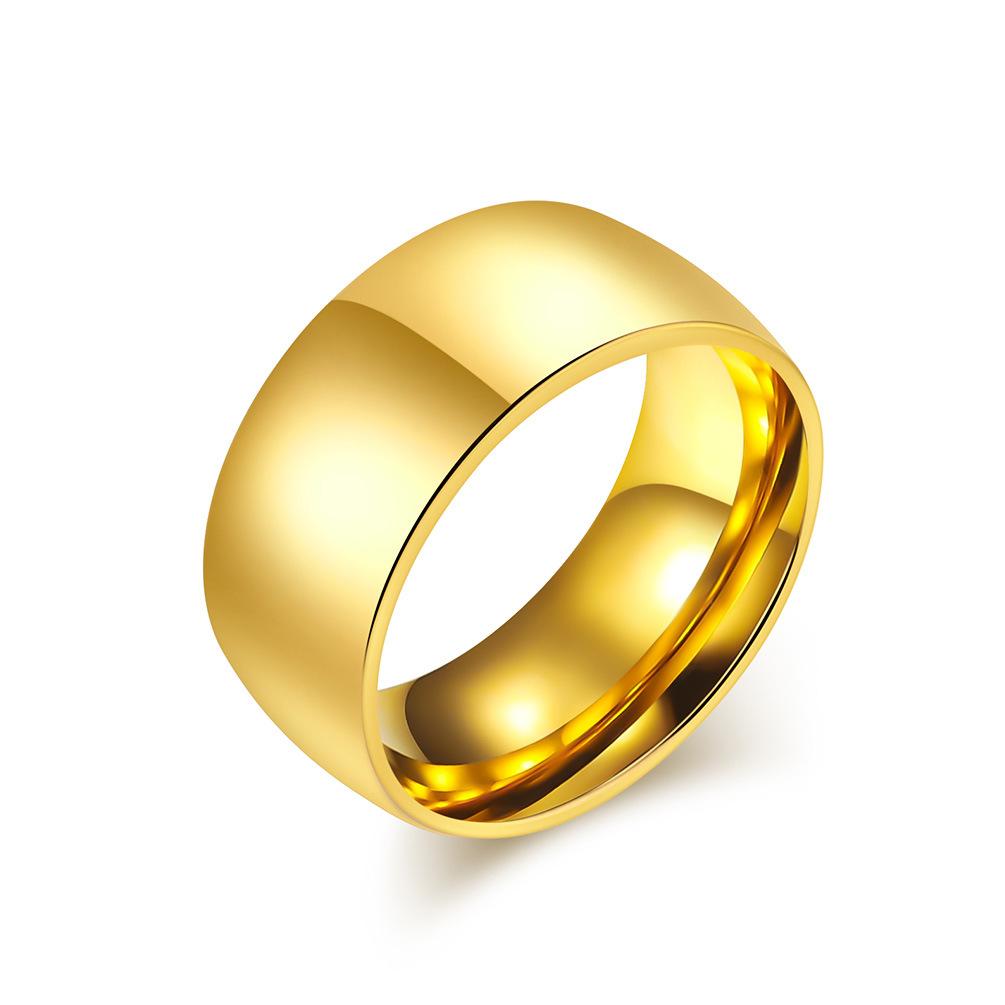 Bright Polished Sphere Stainless Steel Men's and Women's Rings