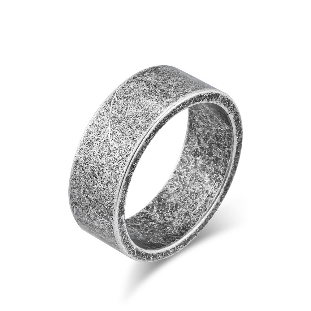 Stainless Steel Brushed Band Ring