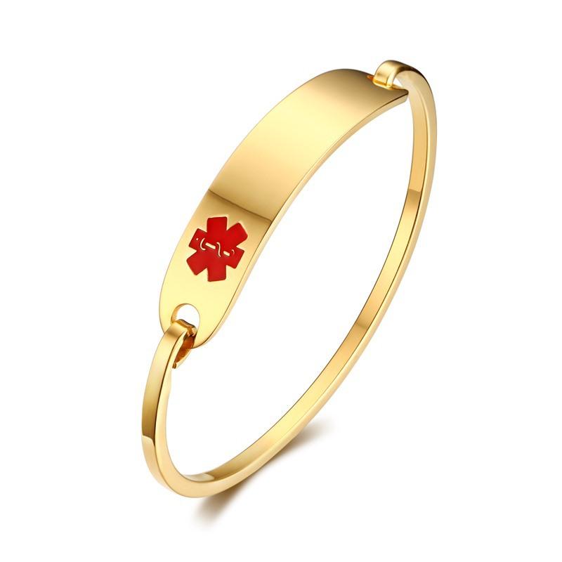 Stainless Steel Medical ID Blank Bangle