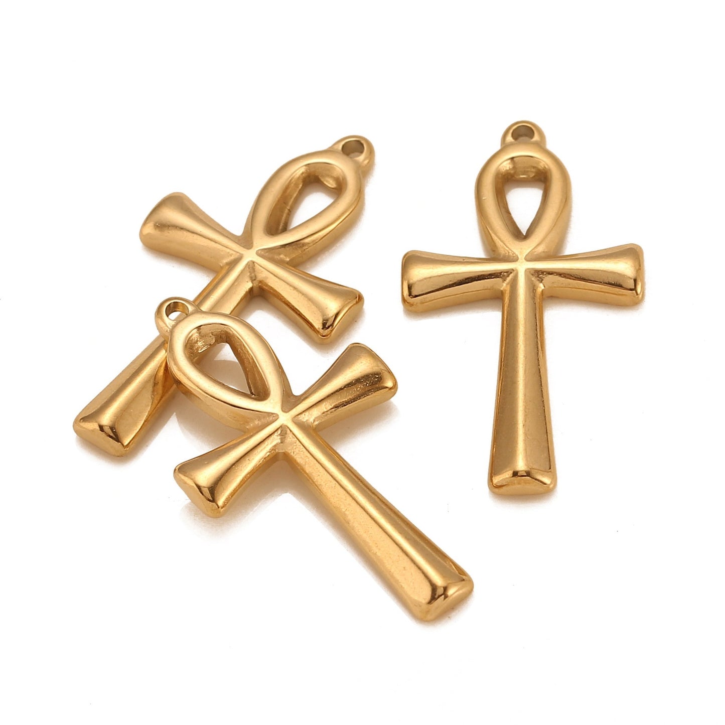 Stainless Steel Ankh Cross Pendant