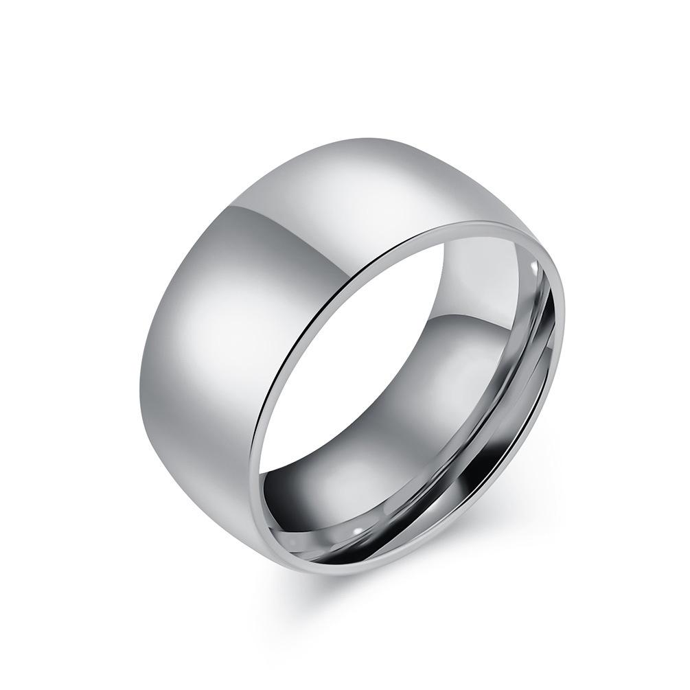 Bright Polished Sphere Stainless Steel Men's and Women's Rings
