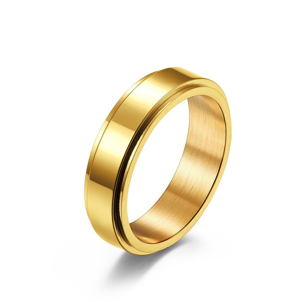 Blank Stainless Steel Polished Spinner Ring