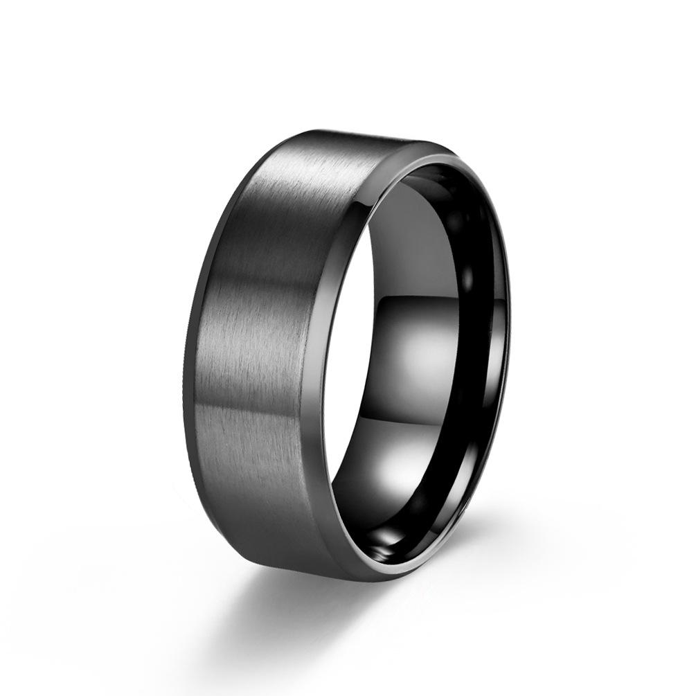 Polished Bend Inward Stainless Steel Blank Ring