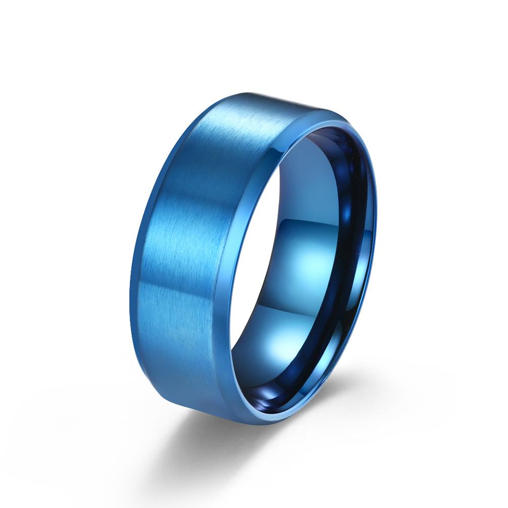 Polished Bend Inward Stainless Steel Blank Ring