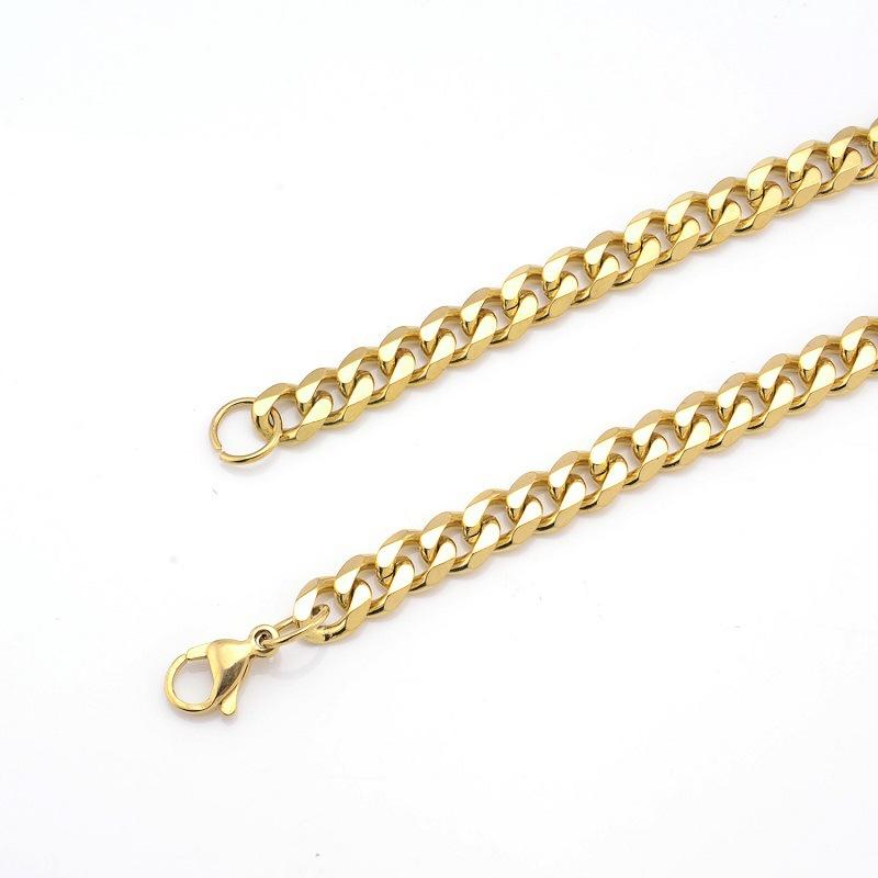 Stainless Steel Men's Hip Hop Cuban Chain