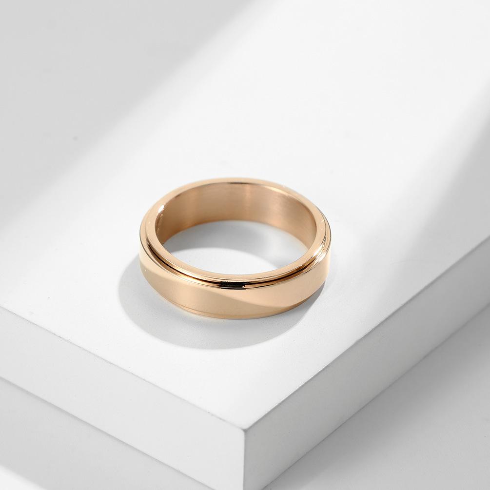 Blank Stainless Steel Polished Spinner Ring