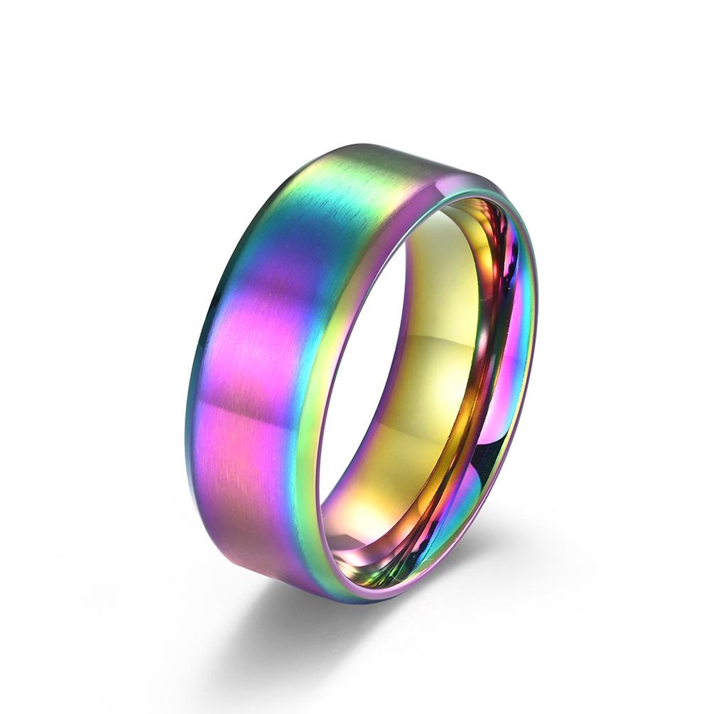Polished Bend Inward Stainless Steel Blank Ring