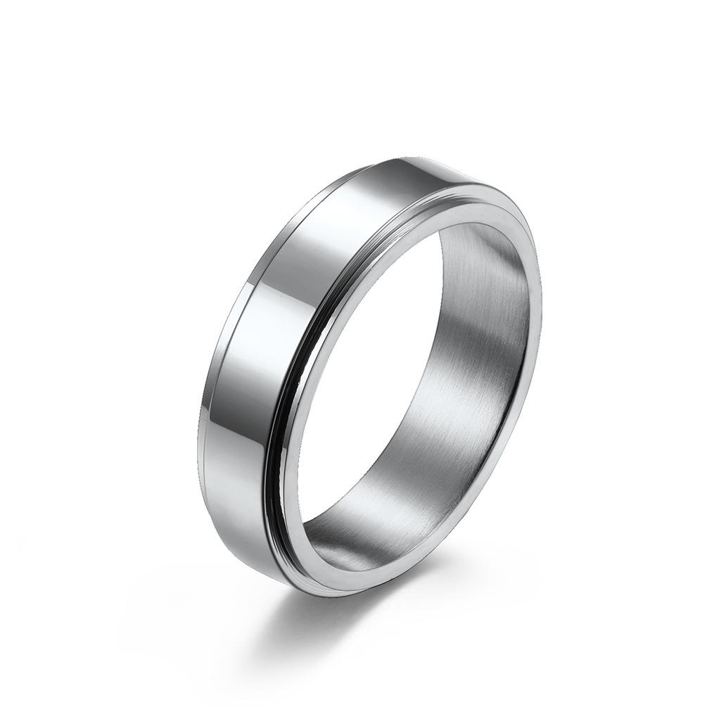 Blank Stainless Steel Polished Spinner Ring