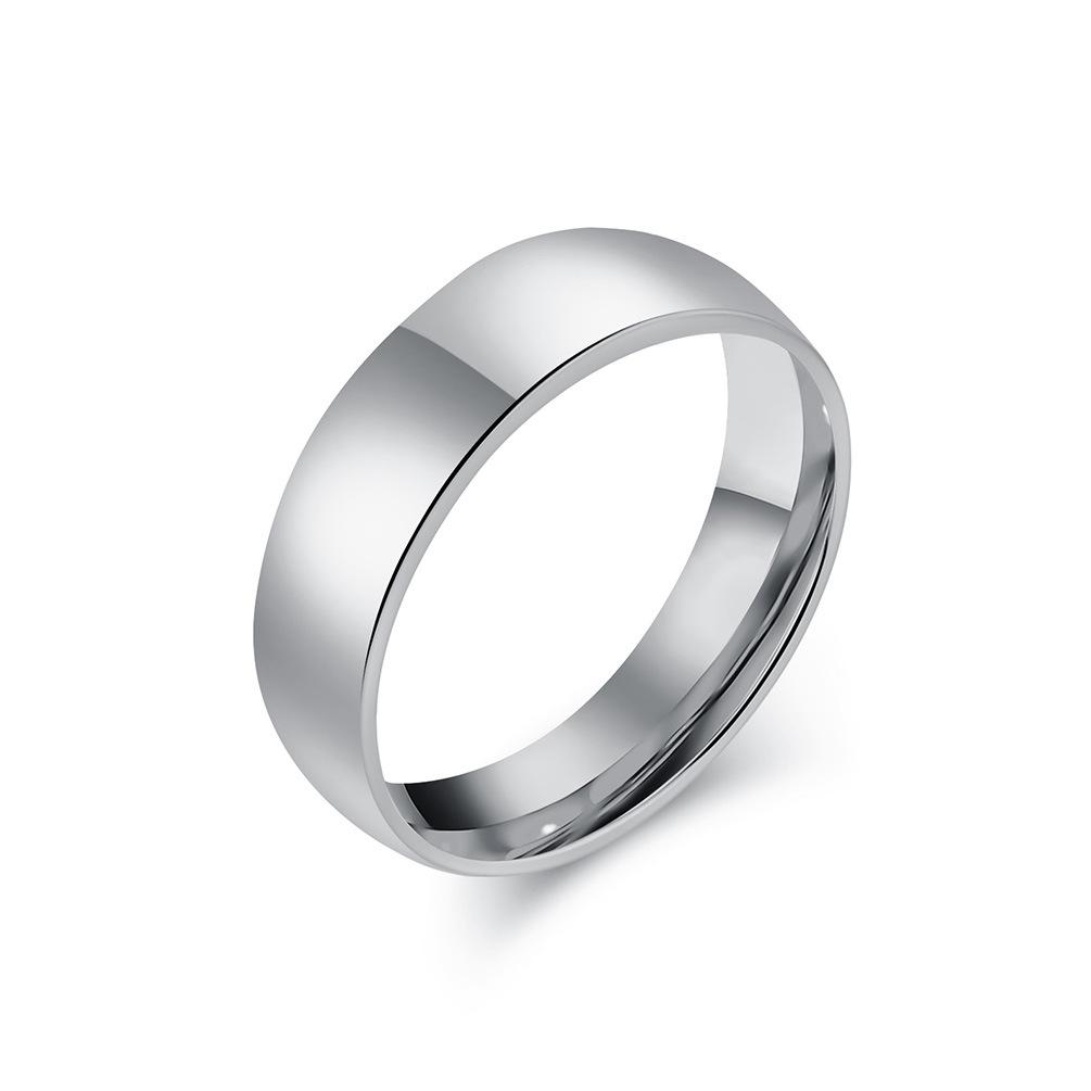 Bright Polished Sphere Stainless Steel Men's and Women's Rings