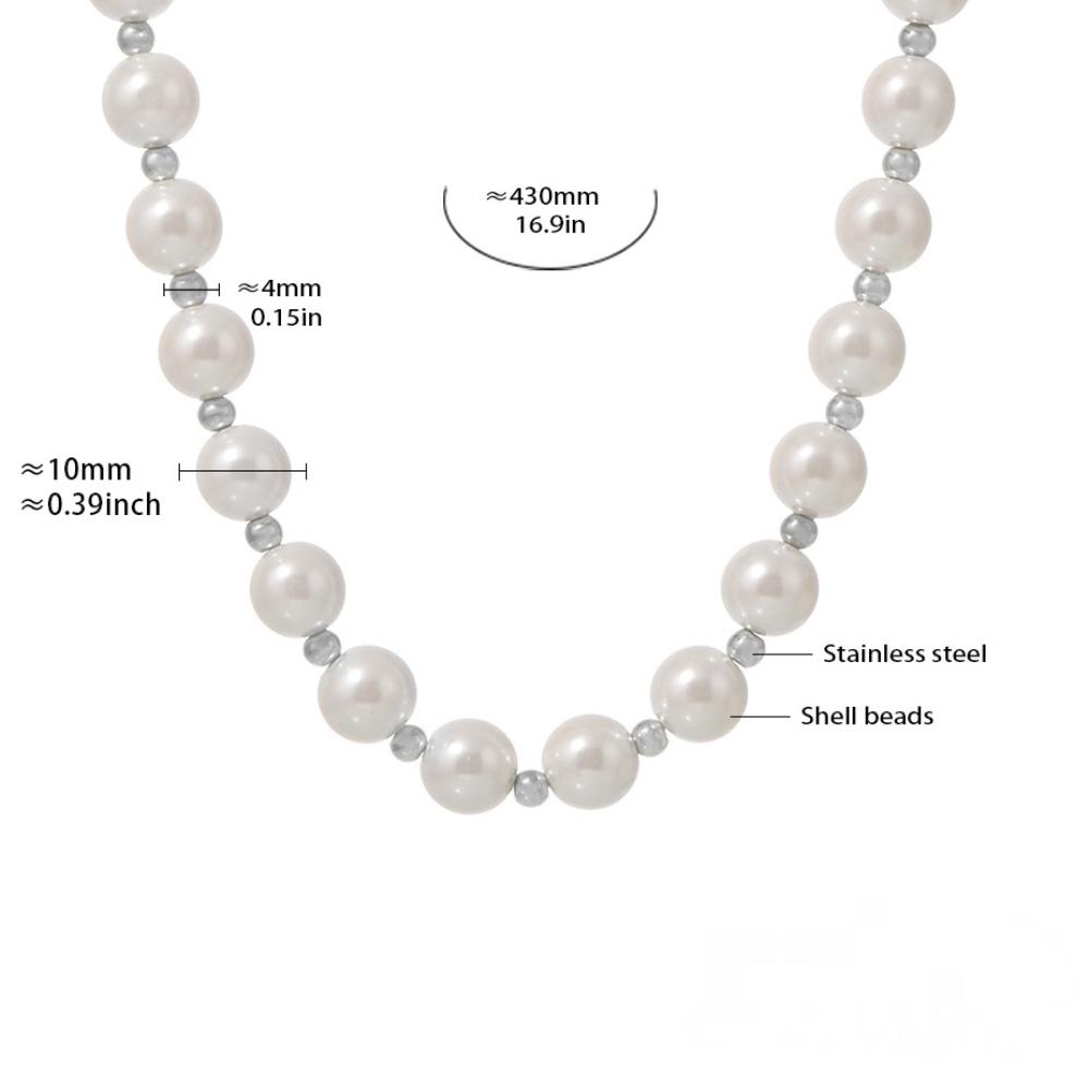 Imitation Separated Pearl Necklace