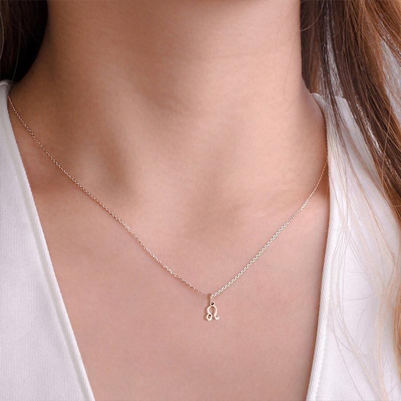 Stainless Steel Zodiac Cable Chain Classic Necklace