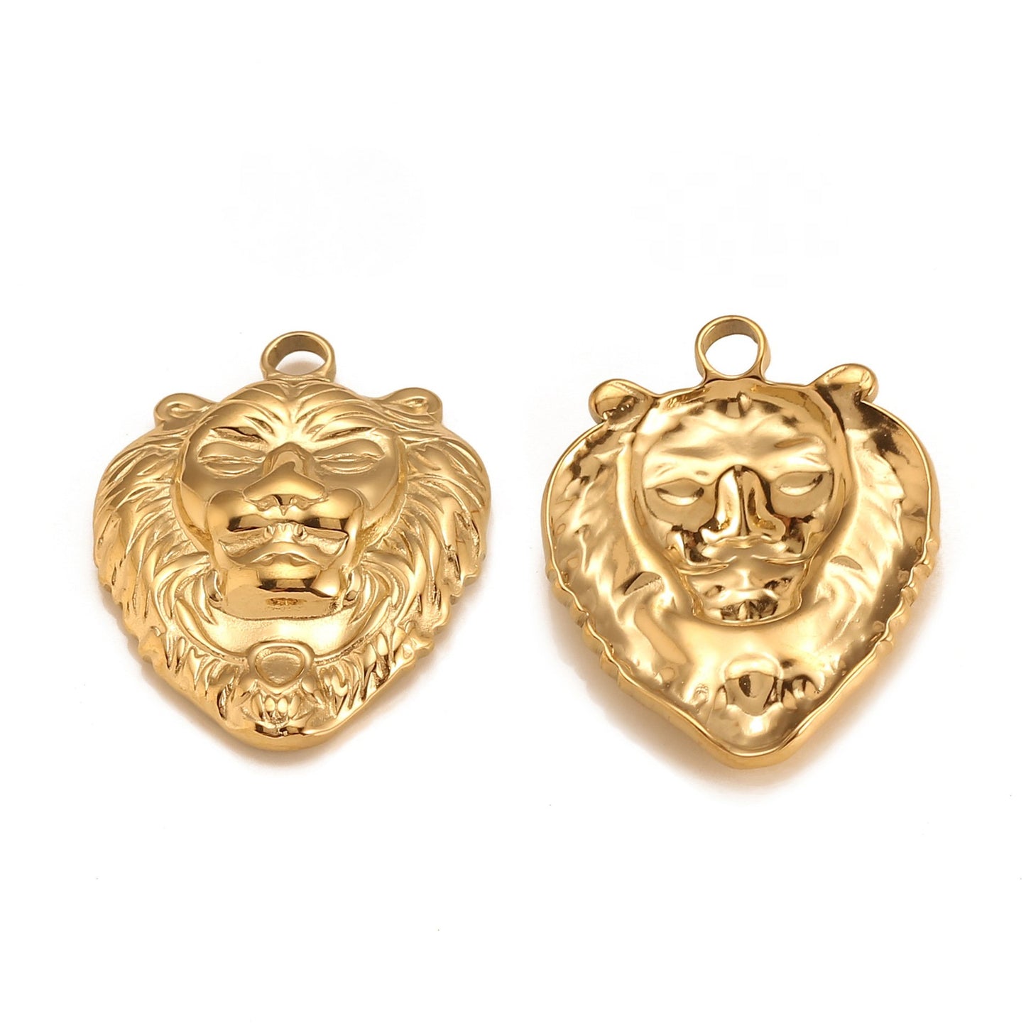Stainless Steel Lion Head Pendant